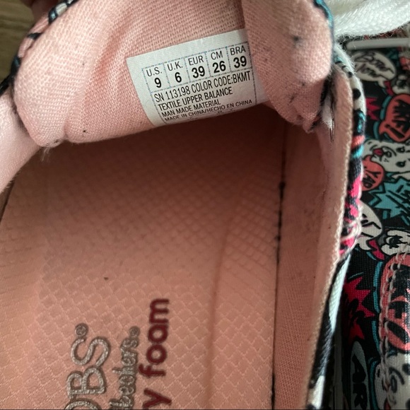 Sketchers BOB for dogs memory foam canvas sneakers - Picture 6 of 13